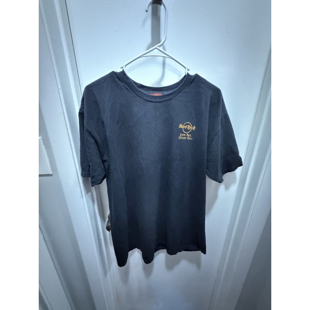 Hard Rock Café Halloween 2010 Large Black Graphic T-Shirt, Original, Rock & Pop